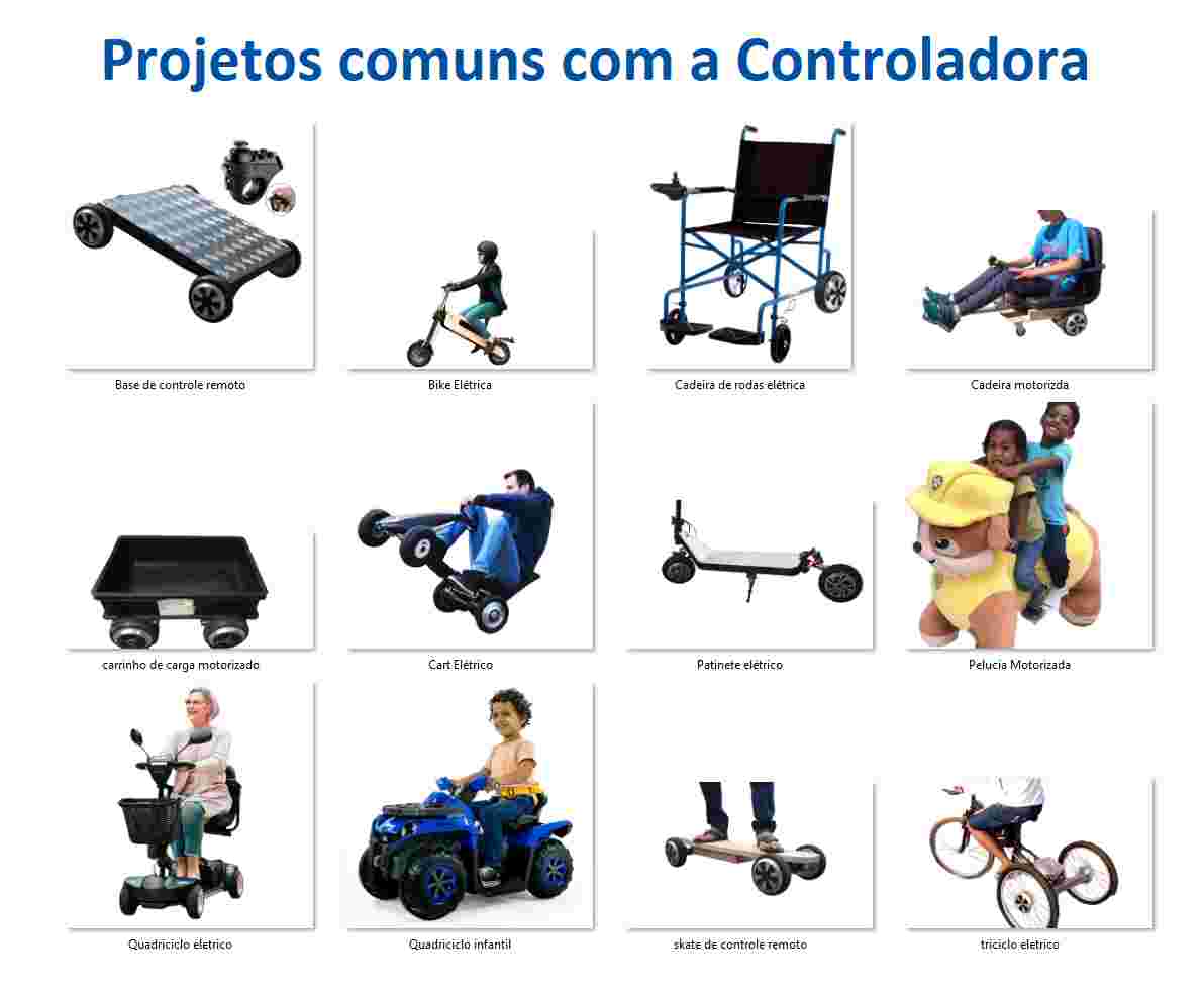 Módulo Controlador Bldc 36v 700w 2 Motores - Comando Guidão - Foto mini 3