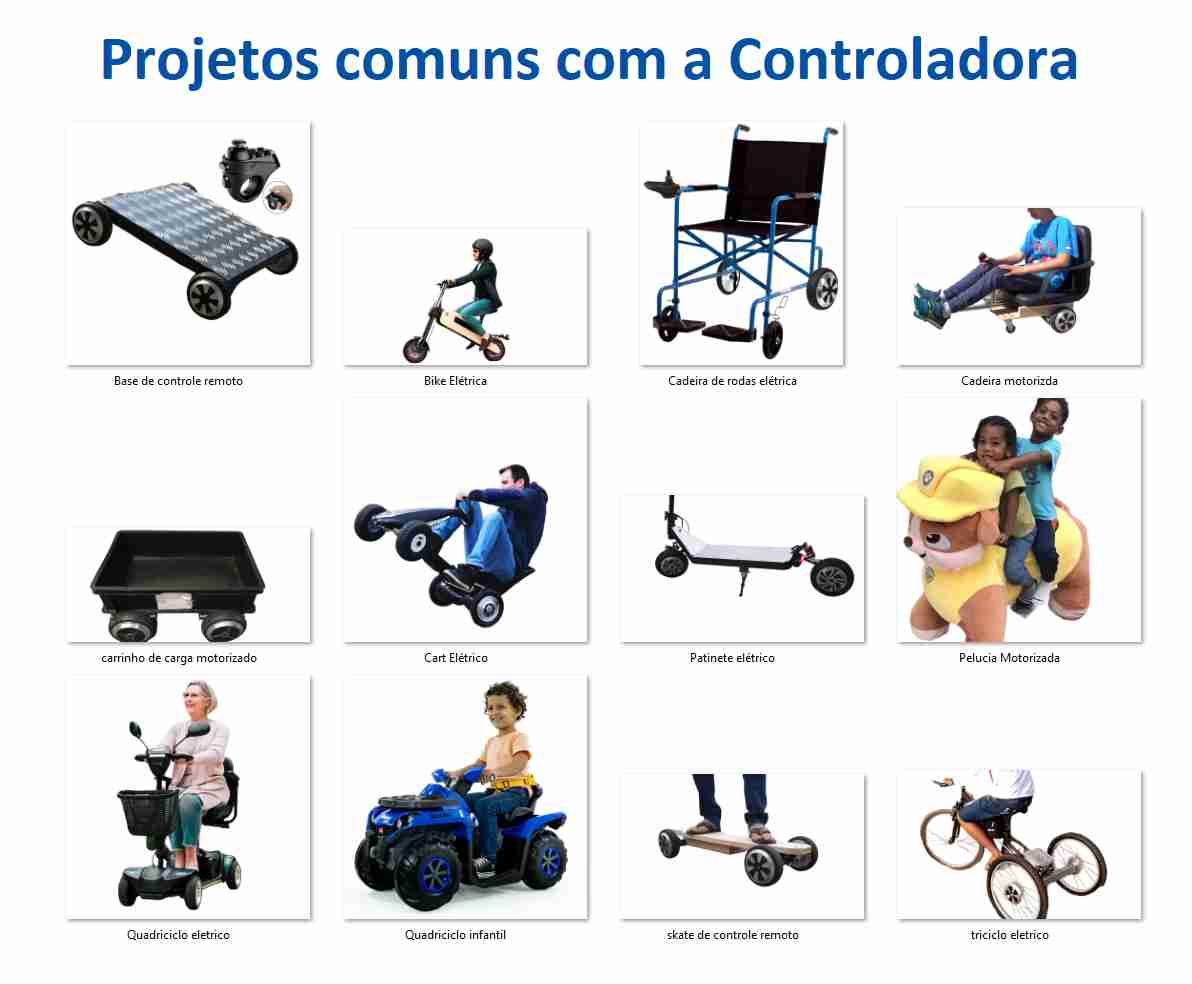 Módulo Controlador Bldc 36v 700w 2 Motores - Comando Guidão Foto mini 3
