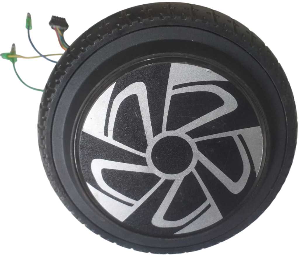 Roda Motor Hoverboard 4.5 Plástico - Led - 250w - 8nm - 36v