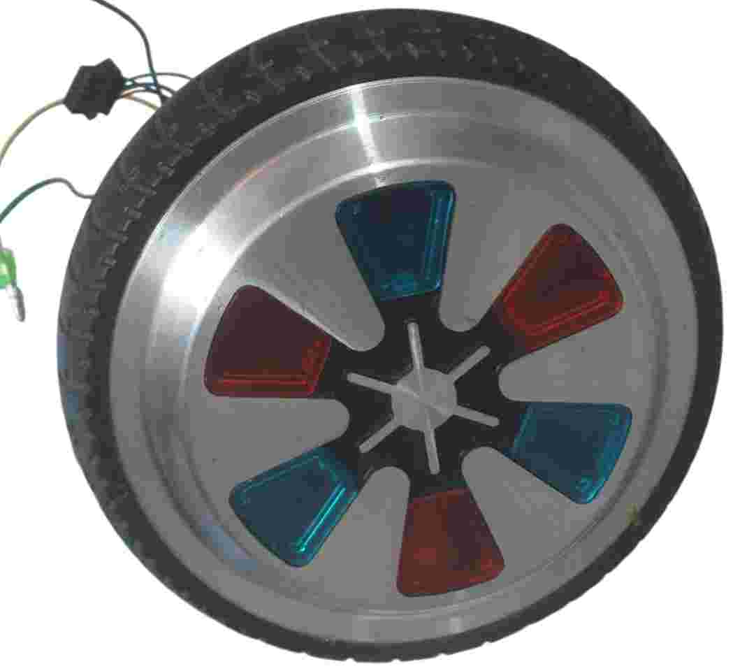Roda Motor Hoverboard 4.5 Alumínio - Led - 250w - 8nm - 36v
