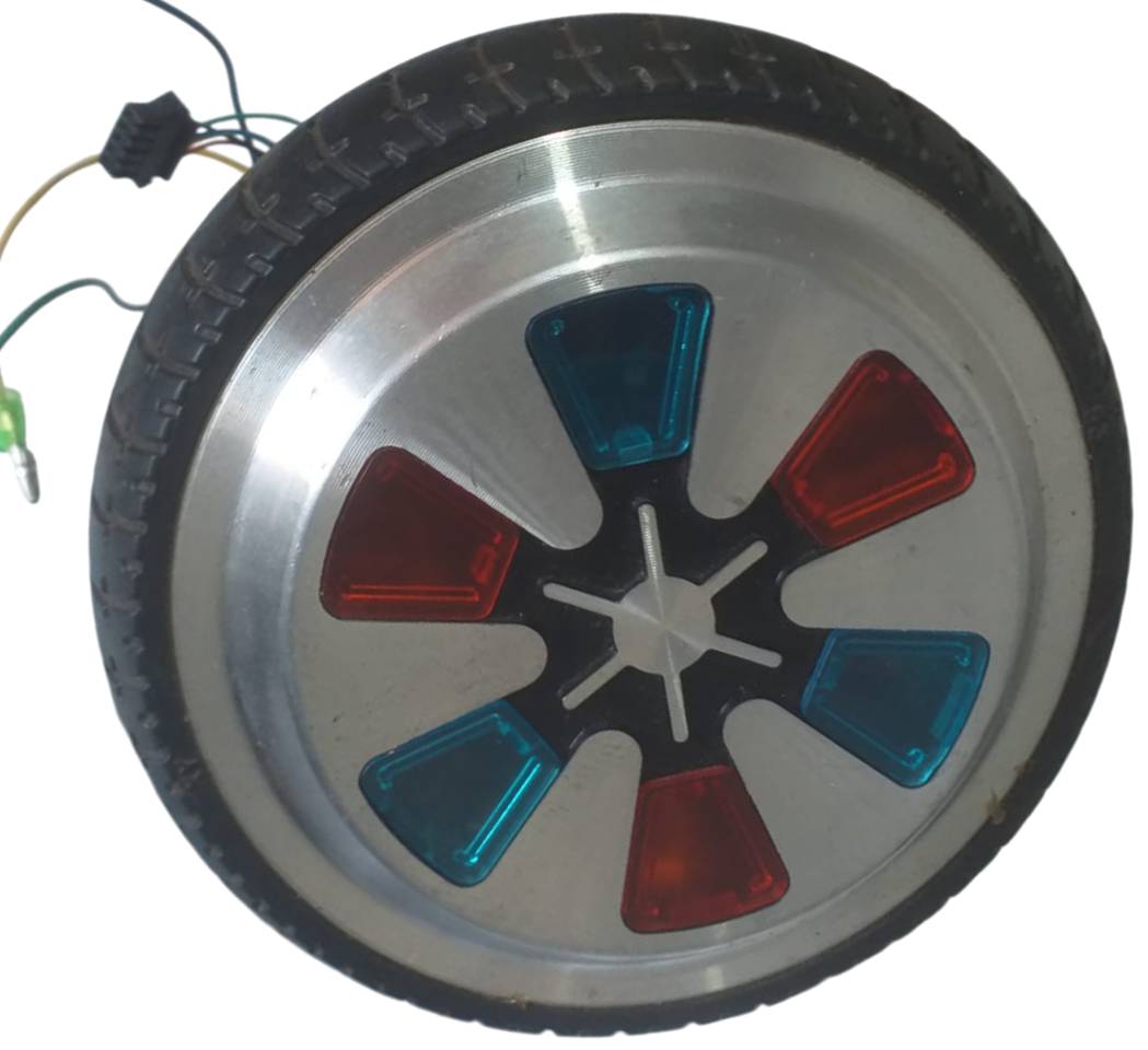 Roda Motor Hoverboard 4.5 AlumÃnio - Led - 250w - 8nm - 36v Foto 1 Roda Motor Hoverboard 4.5 AlumÃnio - Led - 250w - 8nm - 36v Foto 1