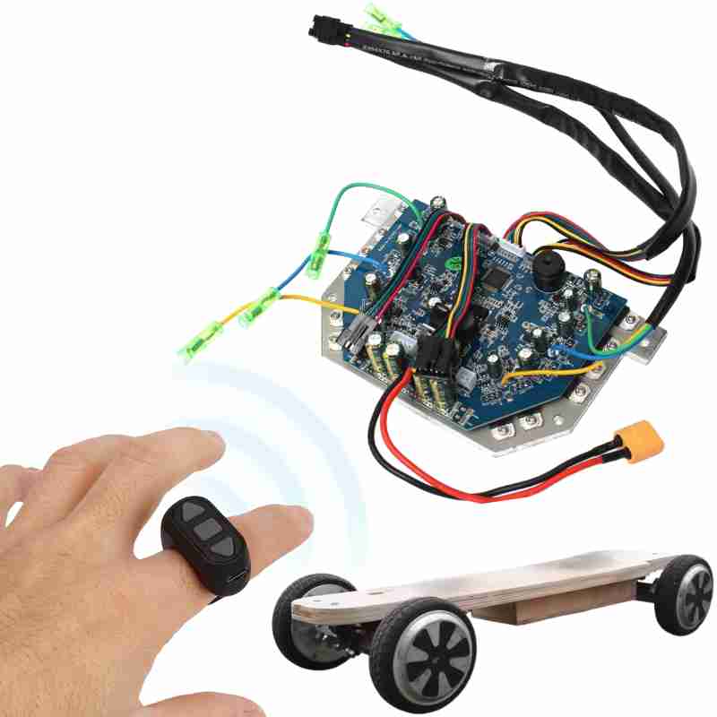 Módulo BLDC 36v 700w para Projeto de Skate Elétrico Com Mini Controle Remoto Foto mini 5