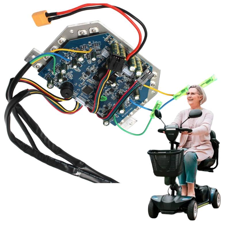 Módulo Controlador Bldc 36v 350w 2 Motores - Comando Pedal Foto 7