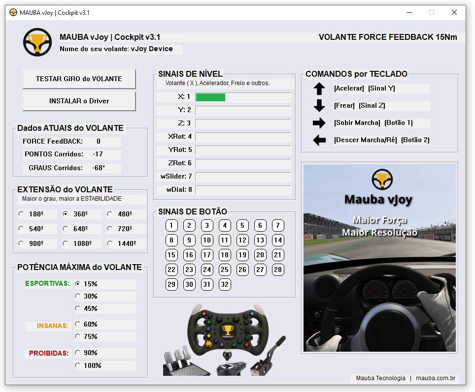 Volante Direct Drive 15nm Diy Em 10 Minutos - Módulo 36v Usb Foto 4