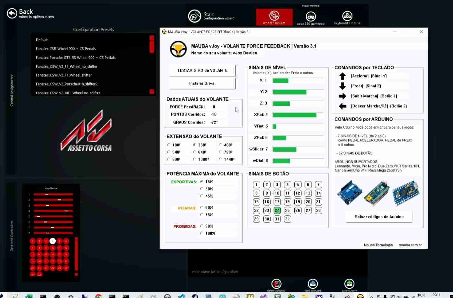 Volante Direct Drive 15nm Diy Em 10 Minutos - Módulo 36v Usb Foto mini 8