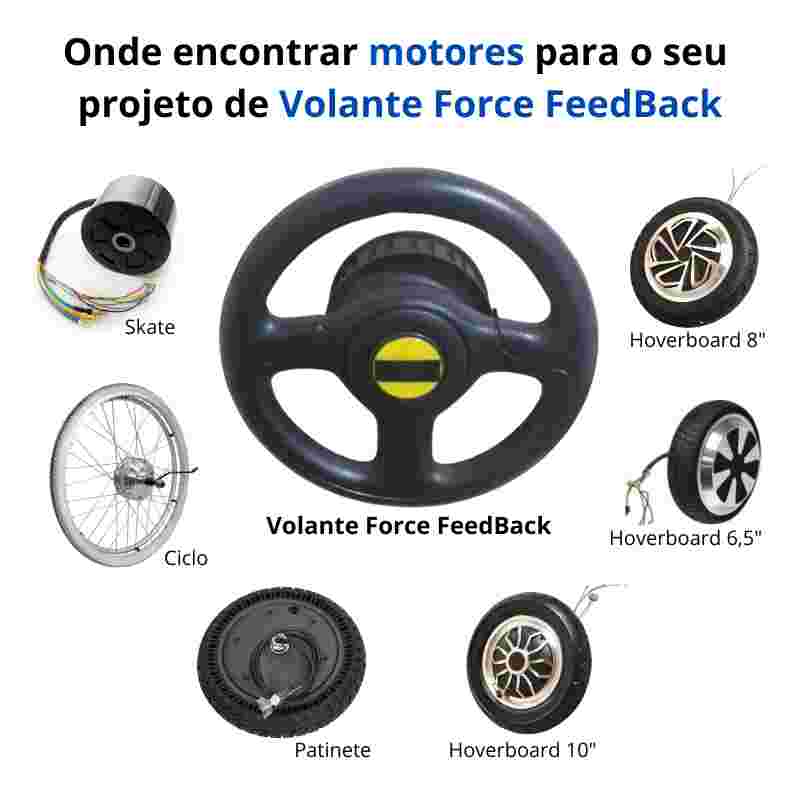 Módulo 15nm para Projeto Volante Force Feedback com Motor de Hoverboard - Foto mini 6
