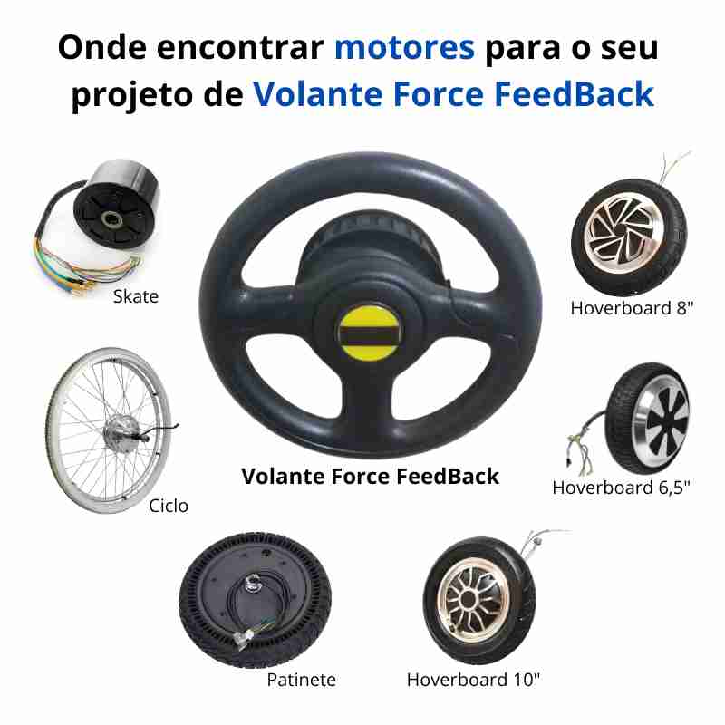 Módulo 15nm para Projeto Volante Force Feedback com Motor de Hoverboard Foto mini 6