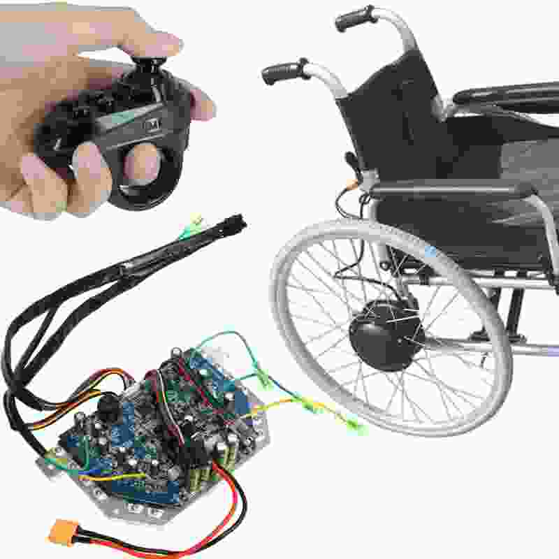 Kit para Projeto de Cadeira de Rodas Elétrica com Controle Remoto Foto mini 1
