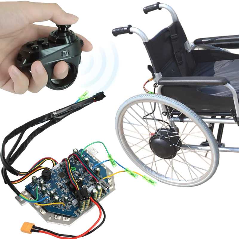 Kit para Projeto de Cadeira de Rodas Elétrica com Controle Remoto