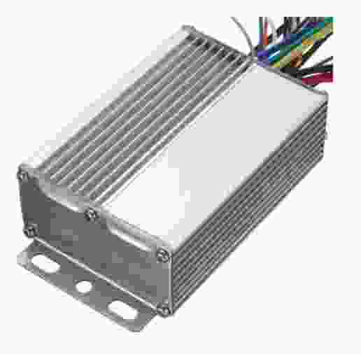 Modulo Controlador Bicicleta Elétrica 350w 36v/48v Prateado Foto 1 Modulo Controlador Bicicleta Elétrica 350w 36v/48v Prateado Foto mini 1