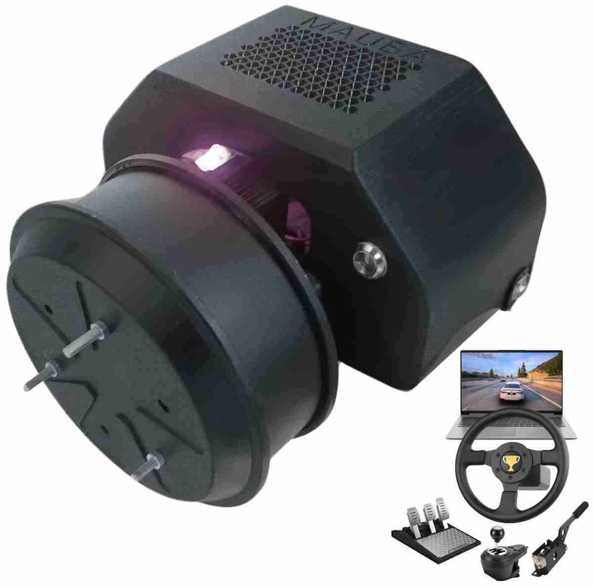 Base de direct drive Mauba Gaming Wheel