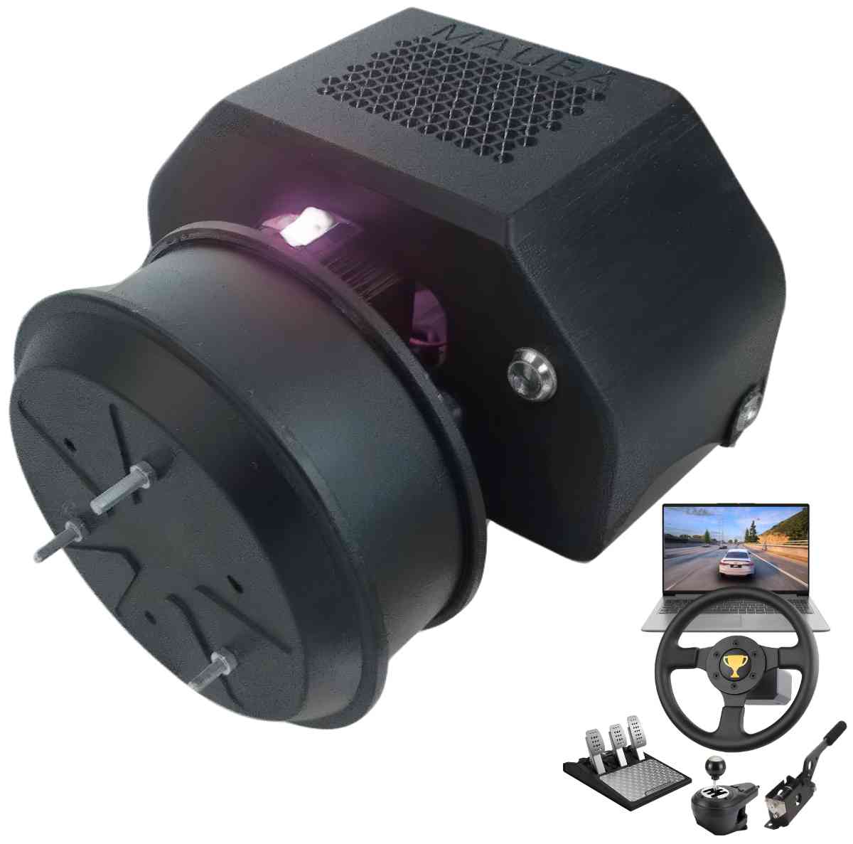 Base de direct drive Mauba Gaming Wheel