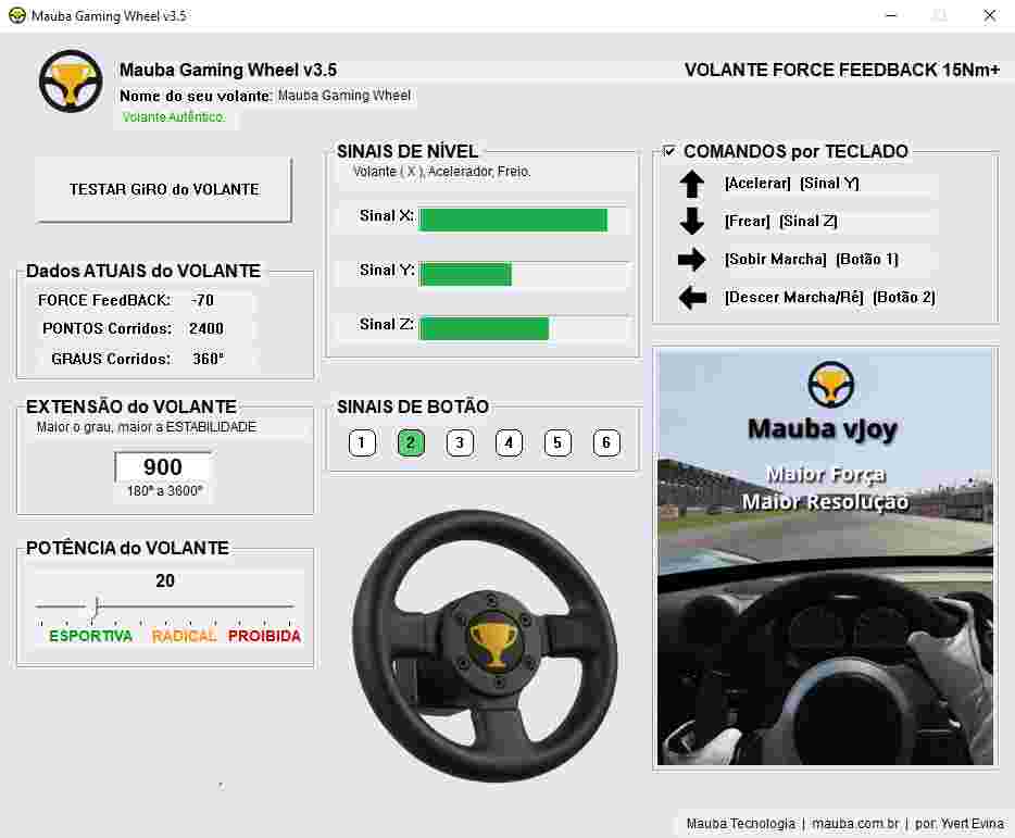 Base de direct drive Mauba Gaming Wheel - Foto mini 3