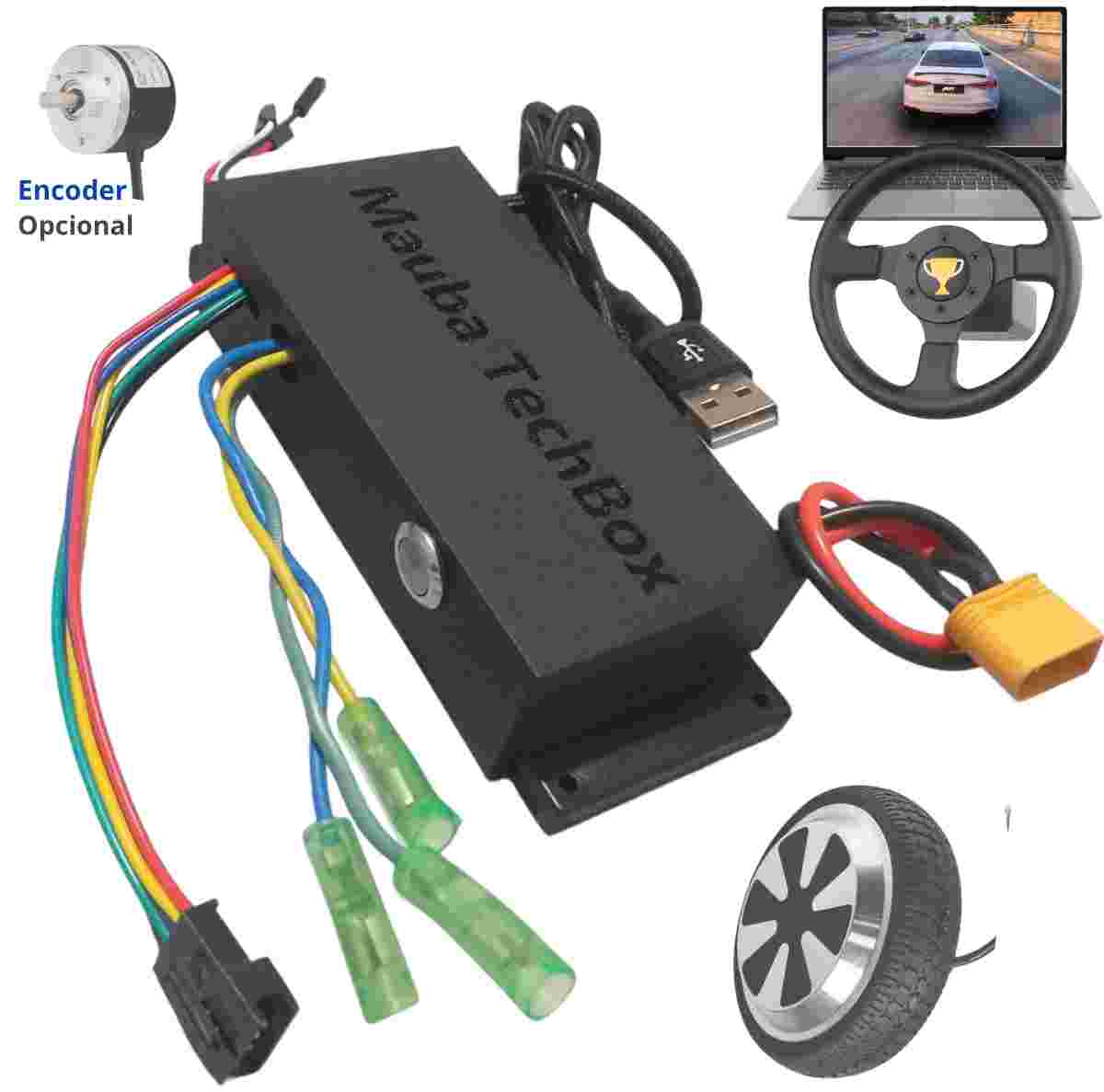 Volante Caseiro Em 5 Minutos - módulo Mauba TechBox - Foto mini 1