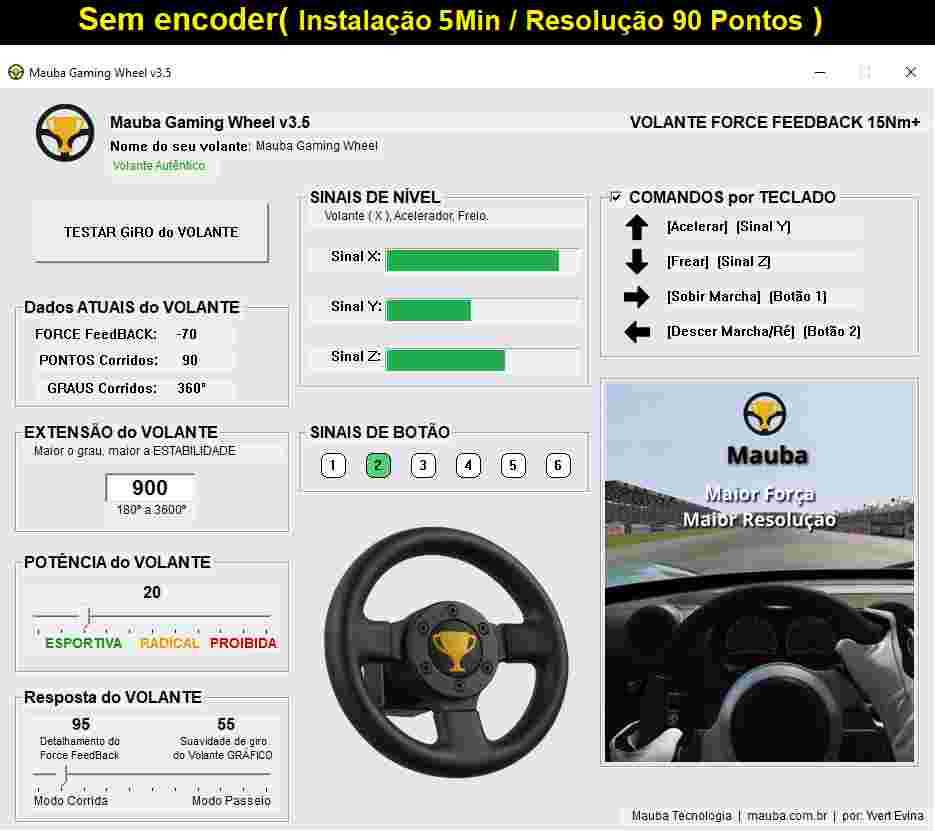 Volante Caseiro Em 5 Minutos - módulo Mauba TechBox - Foto mini 6